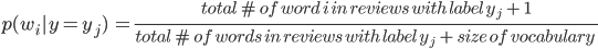 Laplace Smoothing